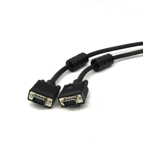 VGA Male to Male 3C+6 96B Cable with ferrite 5m